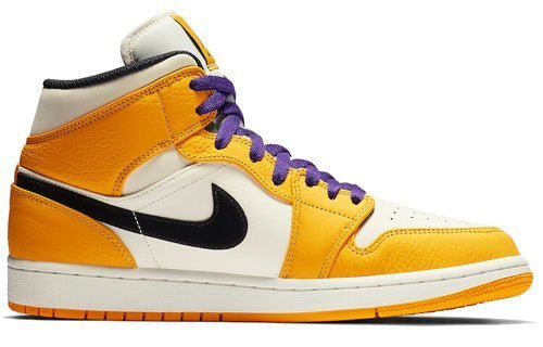 Air Jordan 1 Mid ‘Lakers Gold’