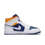 Air Jordan 1 Mid ‘White Deep Royal Blue’