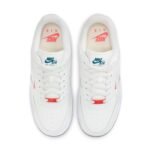 Nike Air Force 1 ’07 Essential ‘Summit White Solar Red’