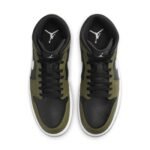 Air Jordan 1 Mid ‘Black Medium Olive’