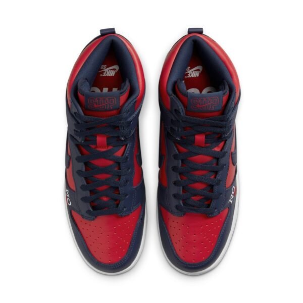 Nike x Supreme SB Dunk High ‘By Any Means – Red Navy’
