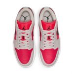 Air Jordan 1 Low ‘Light Iron Ore Siren Red’