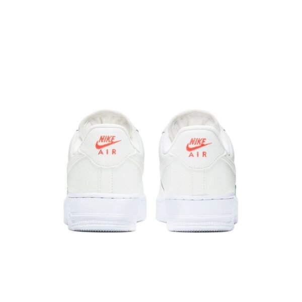 Nike Air Force 1 ’07 Essential ‘Summit White Solar Red’