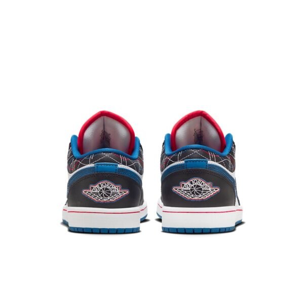 Air Jordan 1 Low ‘White Industrial Blue Siren Red’