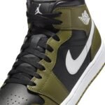 Air Jordan 1 Mid ‘Black Medium Olive’
