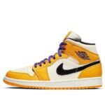 Air Jordan 1 Mid ‘Lakers Gold’