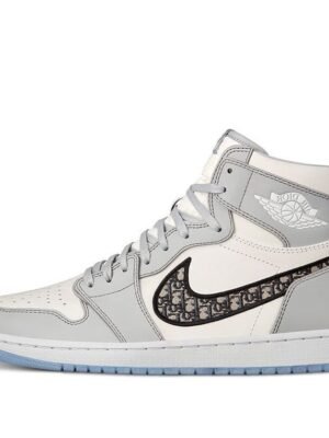Dior x Air Jordan 1 High OG ‘White Wolf Grey’