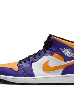 Air Jordan 1 Mid ‘Lakers Purple’