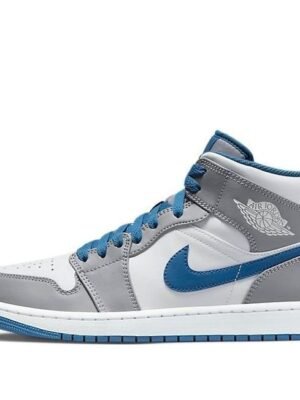 Air Jordan 1 Mid ‘Cement Grey True Blue’