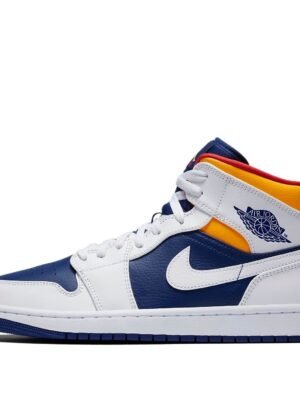 Air Jordan 1 Mid ‘White Deep Royal Blue’