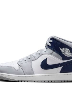 Air Jordan 1 Mid ‘Wolf Grey Midnight Navy’